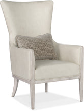 Hooker Furniture Living Room Kyndall Club Chair with Accent Pillow